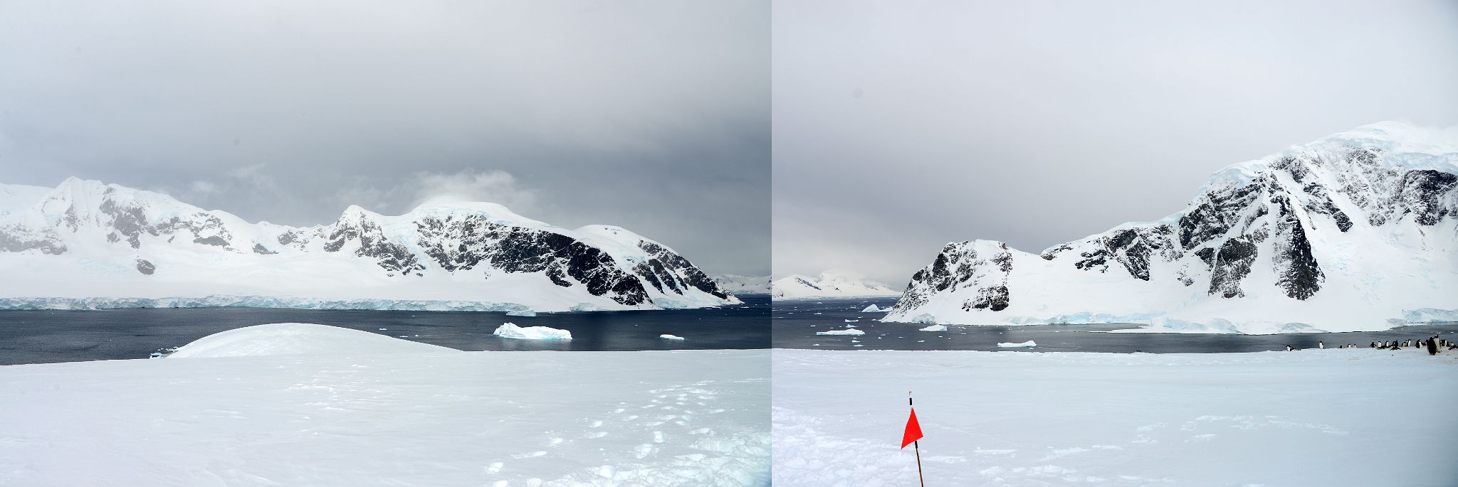 12C Arctowski Peninsula And Ronge Island From Top of Danco Island On Quark Expeditions Antarctica Cruise